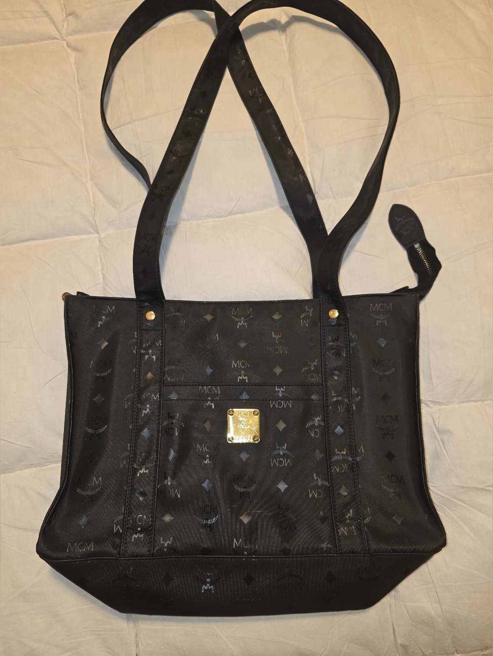 SOLD-MCM monogran tote bag